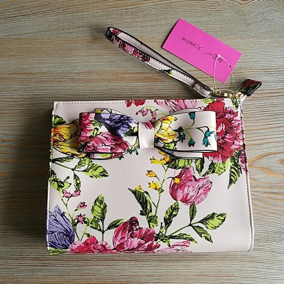 Betsey Johnson Handbags - Final Price Drop- Betsey Johnson Floral Clutch